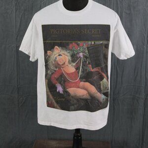 Vintage Muppets Shirt - Pigtoria Secret Miss Piggy - Men's XL